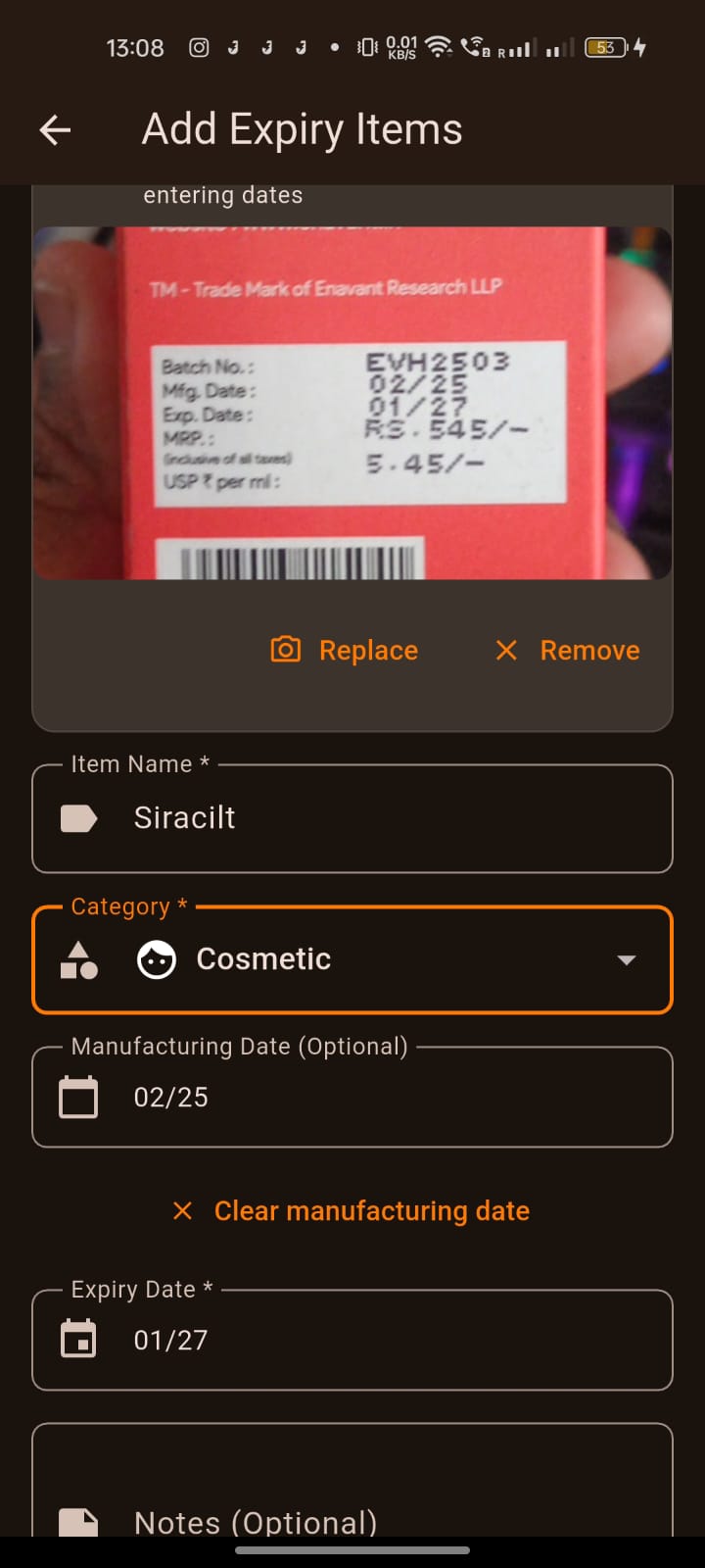 Item List
